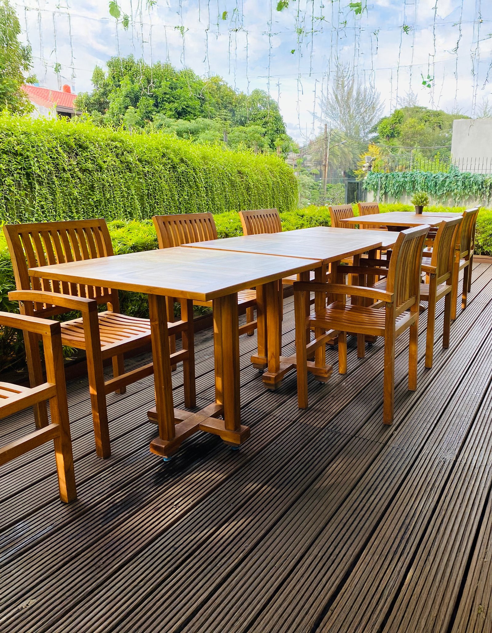Wooden floor and chair