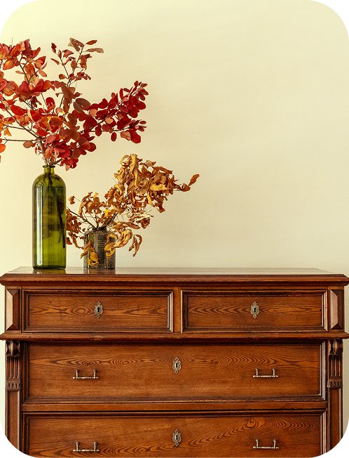 Wooden floor and chair